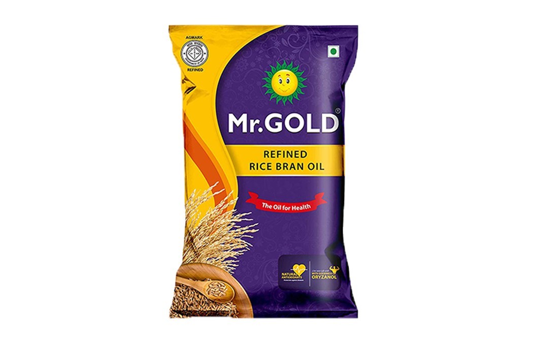 Mr. Gold Refined Rice Bran Oil    Pack  1 litre